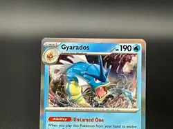 Gyarados Holo 130/165 Scarlet & Violet 151 Pokemon Card Excellent Condition - Image 3