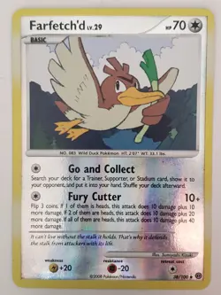 REVERSE HOLO Farfetch'd 38/100 PL / LP Stormfront Pokemon Card Sumiyoshi Kizuki - Image 1