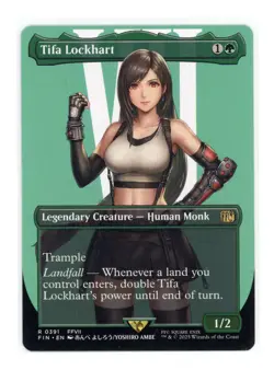 Tifa Lockhart (Borderless) 0391 Regular MTG TCG Final Fantasy English Card - Image 1