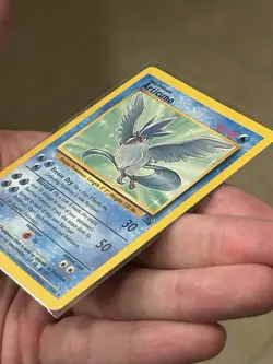 1999 POKEMON TCG Articuno 17/62 Fossil Unlimited Regular Rare Card Vintage LP - Image 4