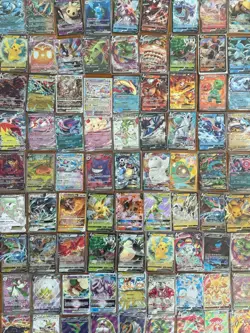 100 Pokemon Card Lot | Ultra Rare VMAX GX V EX + HOLOS | Official TCG Bulk - Image 2