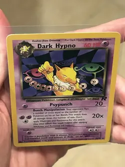 2000 POKEMON TCG Dark Hypno 26/82 Team Rocket WOTC Rare Vintage Card LP - Image 5