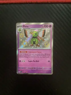 Shiny Xatu 152/091 Paldean Fates Holo Secret Rare NM Pokemon Card - Image 1