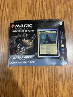 Magic the Gathering MTG Warhammer 40,000 Commander Deck - Tyranid Swarm Damaged - Image 1