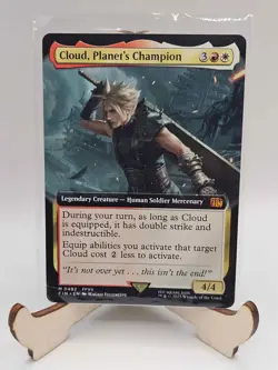 MTG - Cloud, Planet's Champion (482) (Extended Art) Final Fantasy - Non Foil - Image 2