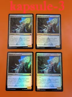 4x Deputy of Acquittals | FOIL | Ravnica Remastered | MTG Magic Cards - Image 1