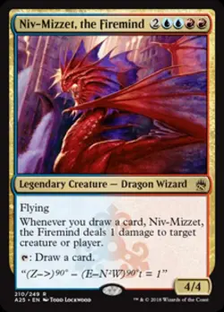 Niv-Mizzet, the Firemind - Light Play MTG Masters 25 - Image 1