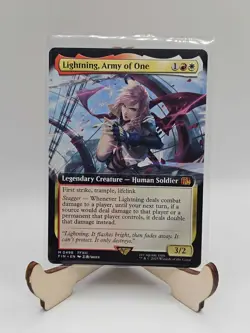 MTG - Lightning, Army of One (Extended Art) (0498) - Final Fantasy - Image 1