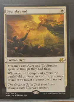 mtg SIGARDA'S AID NM Eldritch Moon 041/205 -Argo- - Image 3