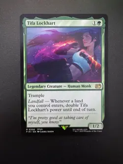 Tifa Lockhart Final Fantasy MTG NM 0206 - Image 1