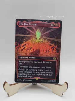 MTG - The Fire Crystal (Borderless) (0337) - Final Fantasy - Foil - Image 1