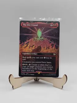 MTG - The Fire Crystal (Borderless) (0337) - Final Fantasy - Foil - Image 2