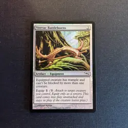 Vorrac Battlehorns - Foil - Mirrodin - Magic: The Gathering MTG - Common - EX - Image 1