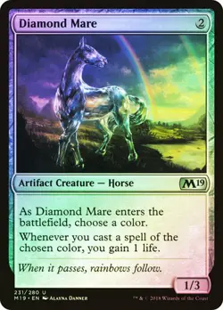 Diamond Mare FOIL - Core 2019 MAGIC MTG - Image 1