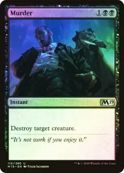 Murder FOIL - Core 2019 MAGIC MTG - Image 1