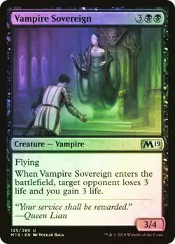 Vampire Sovereign FOIL - Core 2019 MAGIC MTG - Image 1