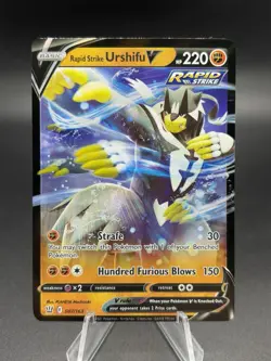 Pokemon TCG SWSH Battle Styles #087/163 Rapid Strike Urshifu V NM - Image 1