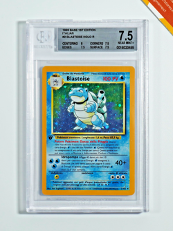 Pokemon BGS 7.5 Blastoise #2 Holo Base Set 1st Edition 1999 Italiano - Image 1
