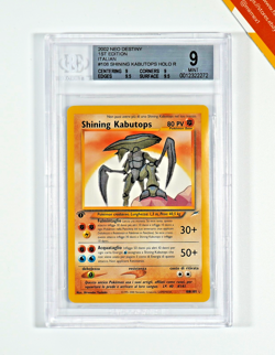 Pokemon BGS 9 Shining Kabutops #108 Holo 1st Ed Neo Destiny 2002 Italiano - Image 1