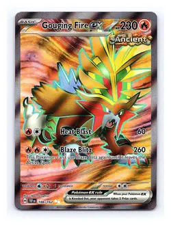 Gouging Fire ex #188/162 SV05: Temporal Forces Pokemon Ultra Rare - Image 1