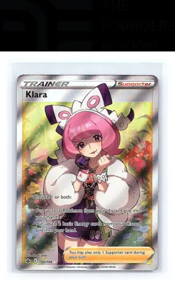 Klara (Full Art) #194/198 SWSH06: Chilling Reign Pokemon Ultra Rare - Image 1