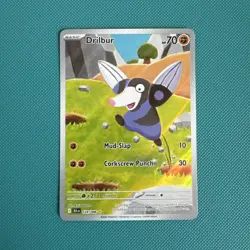 Drilbur 124/086 Pokemon TCG Black Bolt & White Flare Pack Fresh NM - Image 1