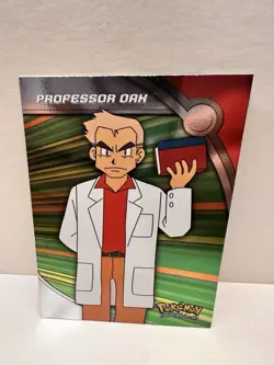 2000 TOPPS POKEMON TV #HV12 PROFESSOR OAK (B) HOLO FOIL SERIES 3 - Image 1