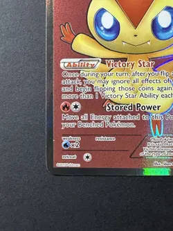 Pokemon Victini (98 Full Art) 98/101 Noble Victories Holo - Image 4