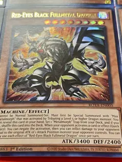 Red-Eyes Black Fullmetal Dragon + 3x Metal Claws + ILLusionist + X | YuGiOh! - Image 4
