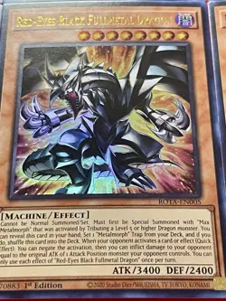 Red-Eyes Black Fullmetal Dragon + 3x Metal Claws + ILLusionist + X | YuGiOh! - Image 5