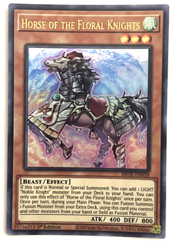 YuGiOh! - Horse of the Floral Knights - Ultra Rare - Image 1