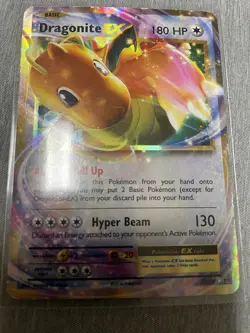 Pokemon TCG Dragonite EX Holo Ultra Rare Card 72/108 XY Evolutions MP Condition - Image 1