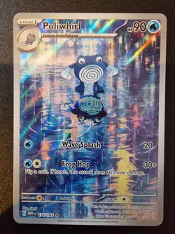 Poliwhirl 176/165 Illustration Rare Holo Pokemon TCG S&V 151 Pokemon Card - Image 1