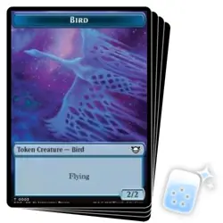 PRESALE BIRD TOKEN (03) X4 Edge Of Eternities Commander Magic MTG MINT CARD - Image 1