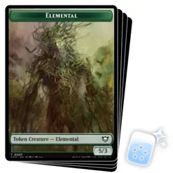 PRESALE ELEMENTAL TOKEN (07) X4 Edge Of Eternities Commander Magic MTG MINT CARD - Image 1