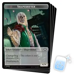 PRESALE SHAPESHIFTER TOKEN (02) X4 Edge Of Eternities Commander Magic MTG CARD - Image 1