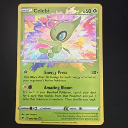 Pokemon Vivid Voltage Celebi Amazing Rare 009/185 Holo TCG Card 2020 - Image 1