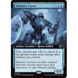 PRESALE EMISSARY ESCORT (EXTENDED ART) X4 Edge Of Eternities EOE Magic MTG CARD - Image 1