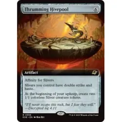 PRESALE THRUMMING HIVEPOOL (EXTENDED ART) Edge Of Eternities EOE Magic MTG CARD - Image 1