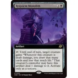 PRESALE REQUIEM MONOLITH (EXTENDED ART) X4 Edge Of Eternities EOE Magic MTG CARD - Image 1