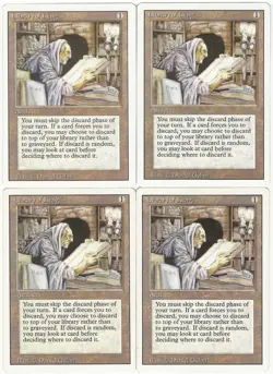 MTG Library of Leng x4 Revised Edition Uncommon NM/LP Playset - Image 1