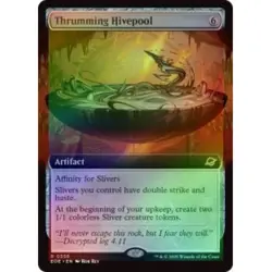 Foil Presale Thrumming Hivepool (extended Art) M/NM Magic MTG Edge Of Eternities - Image 1