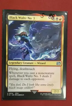 Black Waltz No. 3 - 214 - FIN - NM - MTG Magic the Gathering - Image 1