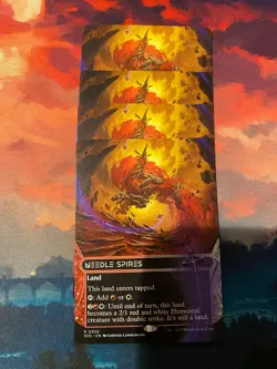MTG Edge of Eternities Needle Spires Borderless Stellar Sights x 4 - Image 1
