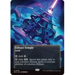 Presale Eldrazi Temple (059) (borderless) MTG Edge Of Eternities: Stellar Sights - Image 1