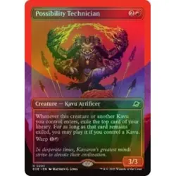 Foil Presale Possibility Technician (borderless) X4 M/NM MTG Edge Of Eternities - Image 1