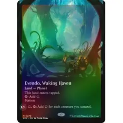Foil Presale Evendo, Waking Haven (279) (borderless) M/NM MTG Edge Of Eternities - Image 1