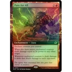 FOIL PRESALE PAIN FOR ALL (EXTENDED ART) X4 Edge Of Eternities EOE Magic MTG - Image 1