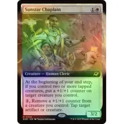 Foil Presale Sunstar Chaplain (extended Art) X4 M/NM MTG Edge Of Eternities - Image 1