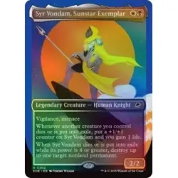 Foil Presale Syr Vondam, Sunstar Exemplar (borderless) X4 MTG Edge Of Eternities - Image 1